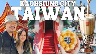 Taiwan Travel Vlog 2024 🇹🇼 Exploring Kaohsiung City Liuhe Night Market Taiwanese Street Food 高雄市 [upl. by Elfie]