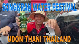 Songkran Udon Thani Thailand 2024 [upl. by Eittol]