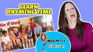 Learn to Read Rhyming Time Song for Children Kids and Toddlers by Patty Shukla [upl. by Aramat378]