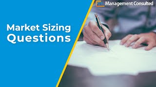 How to Answer Market Sizing Questions [upl. by Randall]