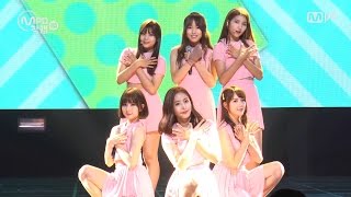 MPD직캠여자친구 직캠 시간을 달려서너 그리고 나 RoughNAVILLERA GFriend Fancam 엠카운트다운160811 [upl. by Sklar]