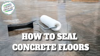 How To Seal Concrete Floors amp Exterior Part 6  ConcreteCamouflagecom [upl. by Valdemar430]