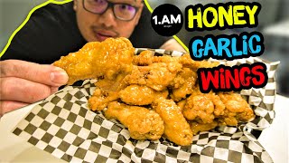 1 AM Honey Garlic Wings Recipe [upl. by Renckens]