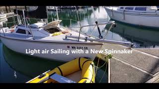 Sailing with a New Spinnaker [upl. by Buckingham]