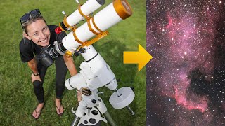 DeepSky Astrophotography with a DSLR amp Telescope STEPBYSTEP [upl. by Nickey]