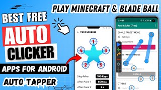 5 Best Free Auto Clicker Apps for Android 2024  Auto Tapper for Android Mobile [upl. by Adams]