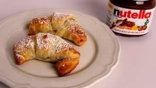 Nutella Croissants Recipe  Laura Vitale  Laura in the Kitchen Episode 328 [upl. by Nilesoy806]