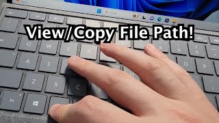 How To Copy File Path Windows [upl. by Belda985]