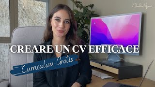 Come Creare il CV Efficace [upl. by Bethesde]