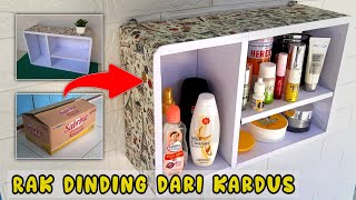 Cara Membuat Rak Dinding dari Kardus [upl. by Onida]