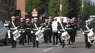 Shankill Road Defenders  Brian Robinson Memorial Parade 2024 [upl. by Poppy862]