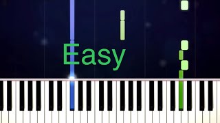 Coffin dance easy piano tutorial [upl. by Mathilda]