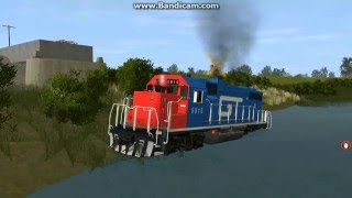 Crashes in Trainz 12 Part 4 [upl. by Nehgem205]