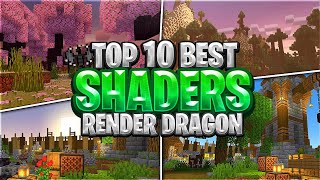 😲Top 10 MEJORES SHADERS para MINECRAFT PE 120  12062 GAMA BAJAMEDIAALTA SHADERS MINECRAFT PE [upl. by Eleik311]