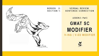 TỰ HỌC GMAT 2021  LESSON 2  PART 3 VING  VED MODIFIERS [upl. by Dusty]