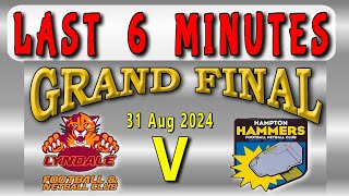 LAST 6 MINUTES  Lyndale Pumas V Hampton Hammers  GRAND FINAL  SFNL Reserves  31 August 2024 [upl. by Kaiulani]