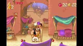 Game Boy Advance Longplay 065 Aladdin [upl. by Nayrda]