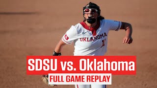 Full Replay San Diego State vs Oklahoma Softball  2024 Mary Nutter Collegiate Classic [upl. by Vanna]