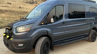 Tour camper van Futuristic Luxury Stealth Camper Van Conversion  Detailed Tour [upl. by Olenka]