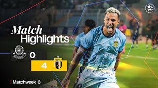 Match Highlights  Mohammedan SC 04 Hyderabad FC  MW 6  ISL 202425 [upl. by Azrim]