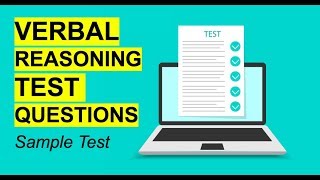 VERBAL REASONING TEST Questions amp Answers Tips Tricks and Questions [upl. by Adiraf]