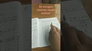 de Morgans theoram simple method music [upl. by Farr998]