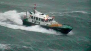 Pilot boats in rough weather BEST OF 2008 early 2010 [upl. by Ehr]