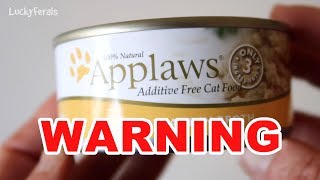 Applaws Cat Food WARNING You Must Read The Fine Print [upl. by Jovia]