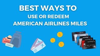 How to UseRedeem American Airlines Miles  Ways to Spend AA Miles [upl. by Naves]