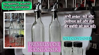 premium quality oil container bottle oilcontainer rajveervlogs bigmillionoffer flipakard [upl. by Kameko]