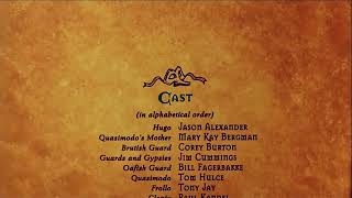 The Hunchback Of Notre Dame Ending Credits  Ratatouille Channel Premiere Disney Cinemagic UK [upl. by Devaj]