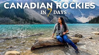 Our EPIC 7 Day Road Trip in Canada Banff Jasper and the Icefields Parkway [upl. by Notrem]