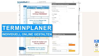 DailyMax Perfect Terminplaner individuell online gestalten [upl. by Pavla]