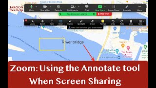 Zoom How to Annotate When Using Screen Sharing [upl. by Colyer562]