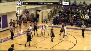 Boys Basketball Mascoutah vs Triad [upl. by Enneiviv327]