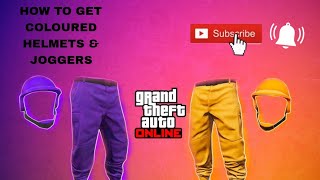 ITS BACK COLOURED HELMETS AND JOGGERS NEW WORKAROUND  GTA 5 ONLINE [upl. by Fitton922]