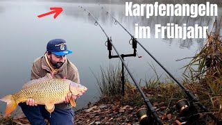 Gezielt Karpfen fangen im WinterFrühjahr beim Karpfenangeln 🐟🐟 [upl. by Edgar339]