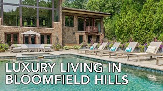 Luxury Listing in Bloomfield Hills MI [upl. by Dnumyar168]