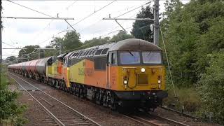 Colas Railfreight in Scotland  Includes Class 37 47 56 60 66 67 amp 70 [upl. by Nashner]