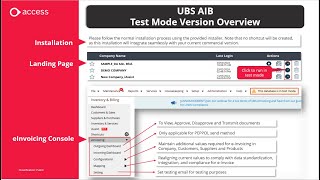 UBS Accounting amp Billing EInvoice  Beta Version Preview [upl. by Camala]