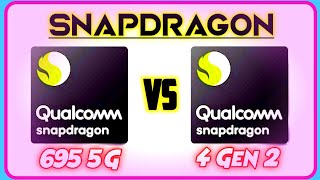 Snapdragon 695 5G Vs SD 4 Gen 2  Full Comparison with best Specification [upl. by Abshier985]