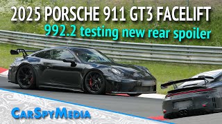 2025 Porsche 911 GT3 Facelift 9922 Prototype Caught Testing At The Nürburgring With New Details [upl. by Sigmund740]