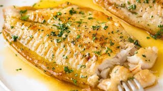 Fish in garlic butter sauce  vetki fish fillet recipe  butter garlic fish  Fish starter recipe [upl. by Sonnnie]