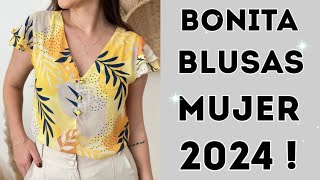 BLUSAS BONITAS 2024 quotMODELOS IDEAS BLUSAS DE MODA [upl. by Aimerej]