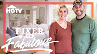 Dull Space Renovates into Dream Home  Fixer to Fabulous  HGTV [upl. by Einneg]