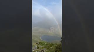 Was climbing Y garn in Snowdonia and a rainbow appeared ygarn glyderau carneddau [upl. by Irrej]