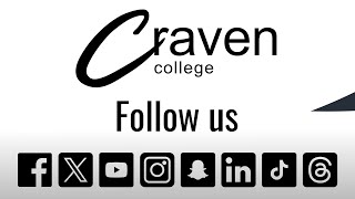 Craven College Follow Us [upl. by Malcolm]