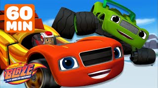 Blazes Most EPIC Monster Machine Races 🏎️💨  60 MINUTES  Blaze and the Monster Machines [upl. by Andromada]