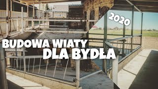 Budowa Wiaty dla Bydła 2020  45m2 AGRO Wiesniak™ [upl. by Arodoet]