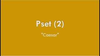 25 CS50x In Arabic  Pset 2  Caesar [upl. by Andrien]